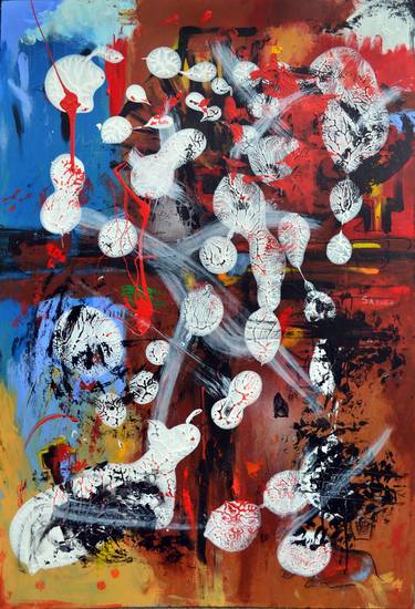 Original Abstract Expressionism Abstract Paintings by David Chevtaikin