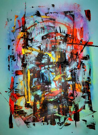 Original Expressionism Abstract Paintings by David Chevtaikin