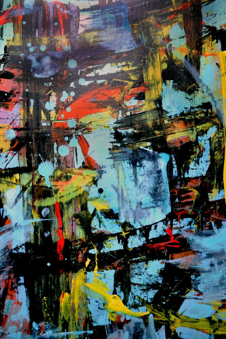 Original Abstract Painting by David Chevtaikin