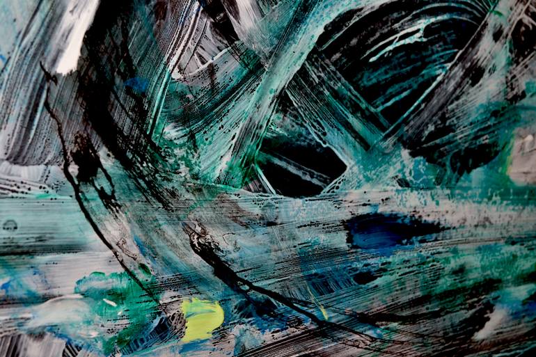 Original Minimalism Abstract Painting by David Chevtaikin