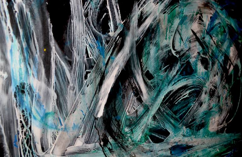 Original Minimalism Abstract Painting by David Chevtaikin