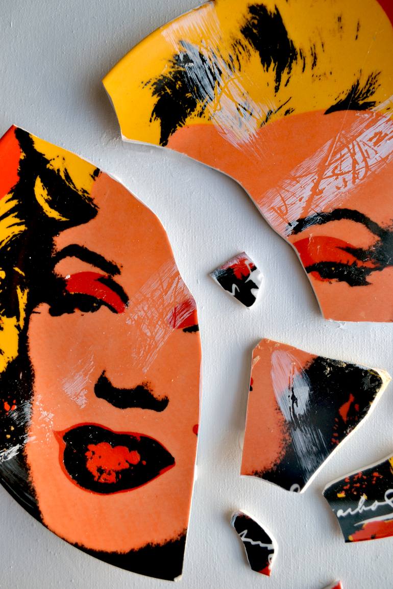 Original Abstract Expressionism Pop Culture/Celebrity Painting by David Chevtaikin