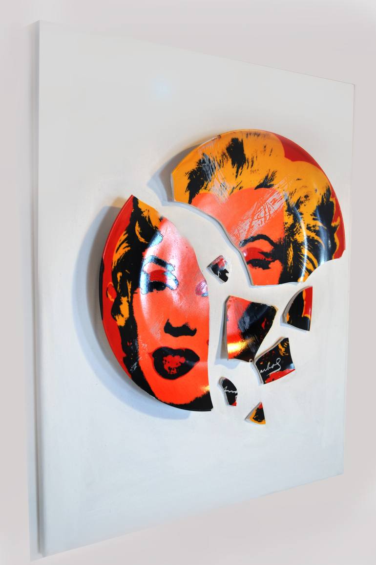 Original Abstract Expressionism Pop Culture/Celebrity Painting by David Chevtaikin