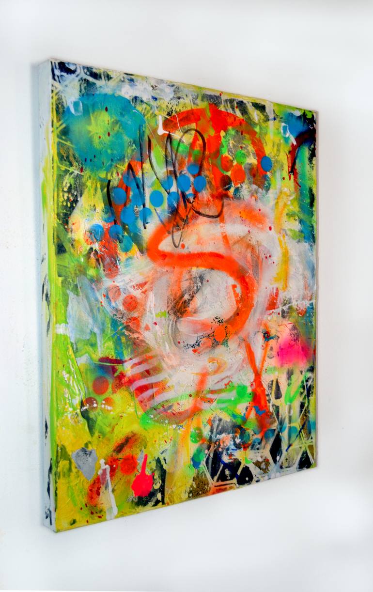 Original Abstract Painting by David Chevtaikin