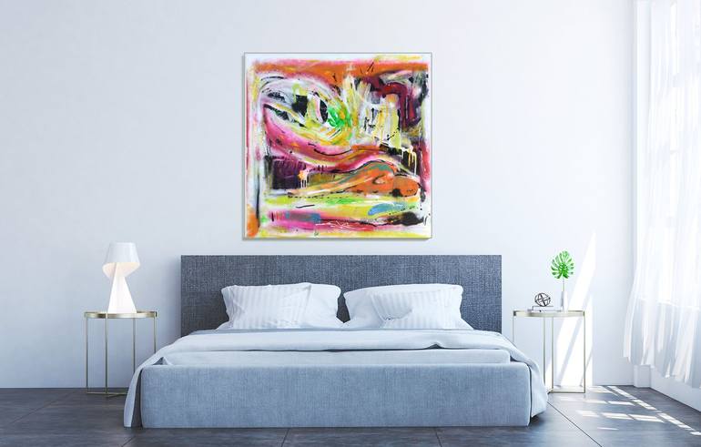 Original Abstract Painting by David Chevtaikin