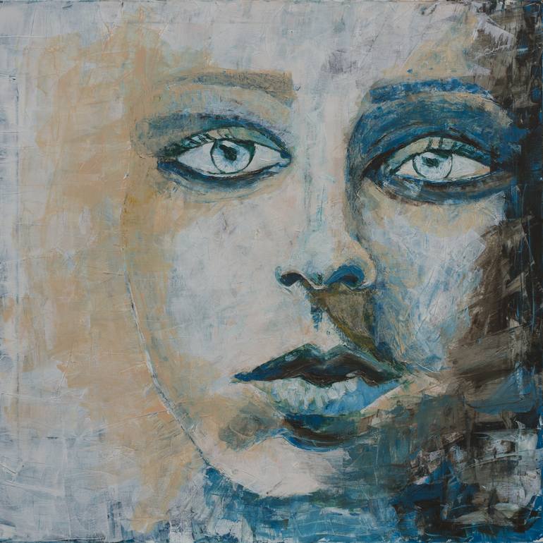 Girl in Bus Painting by vanessa uher | Saatchi Art