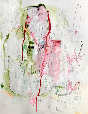 Original Abstract Expressionism Abstract Paintings by vanessa uher