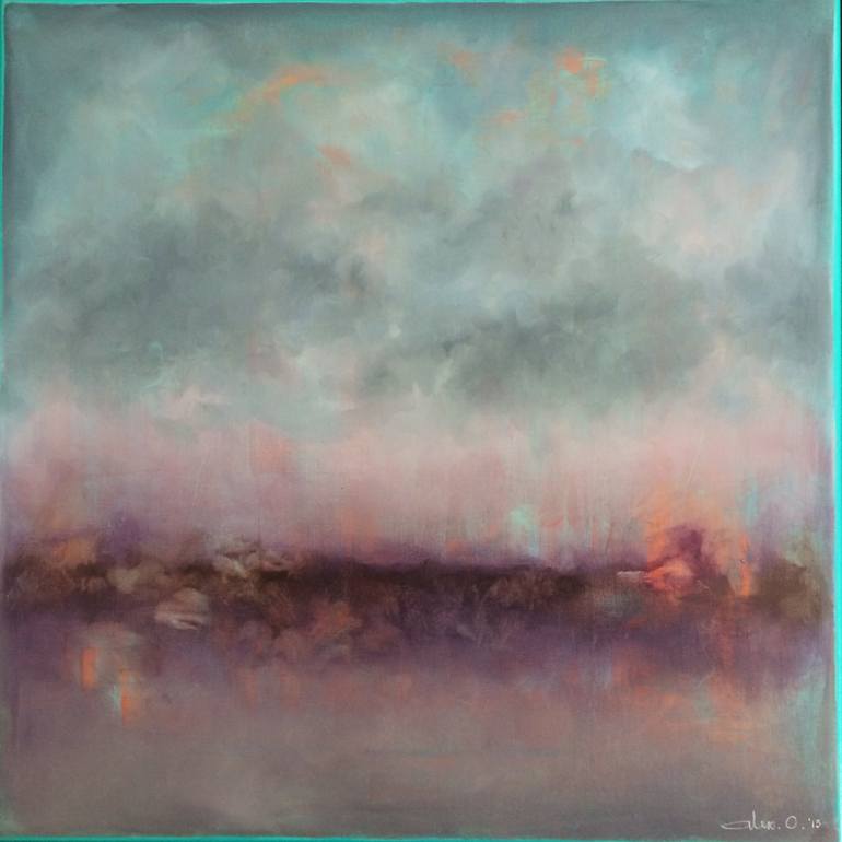 Landscape sea Painting by Alexandra Oterdoom | Saatchi Art