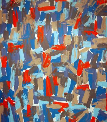 Original Abstract Painting by Alexandre Tapias