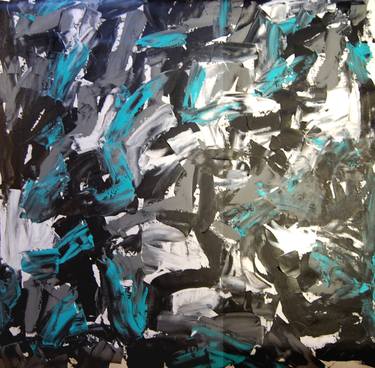 Original Abstract Painting by Alexandre Tapias