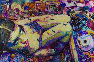 Print of Pop Art Women Paintings by Christzian Peb