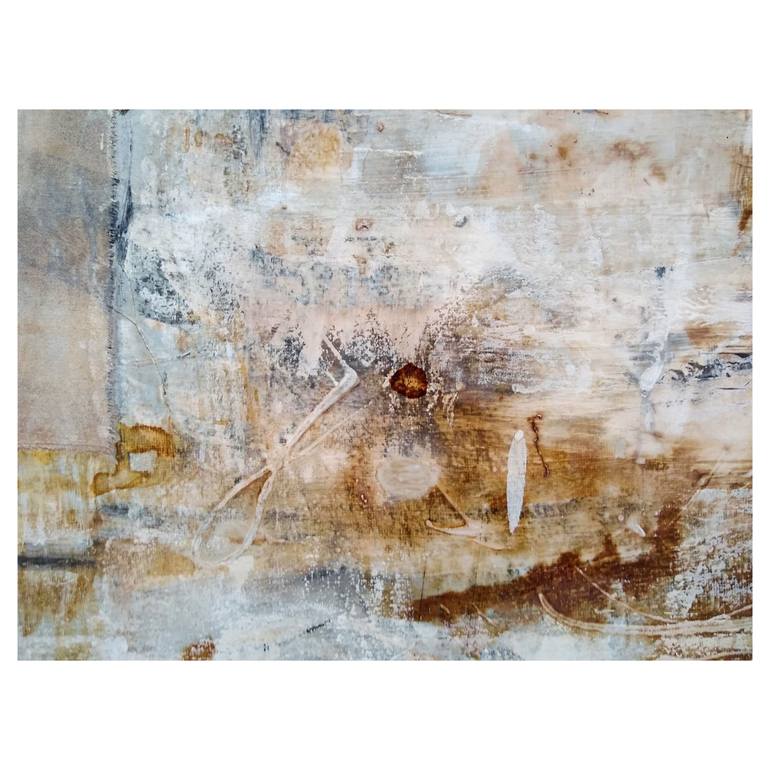 Original Art Deco Abstract Painting by Rebeca Roman