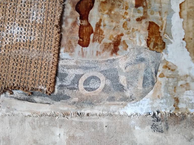 Original Art Deco Abstract Painting by Rebeca Roman