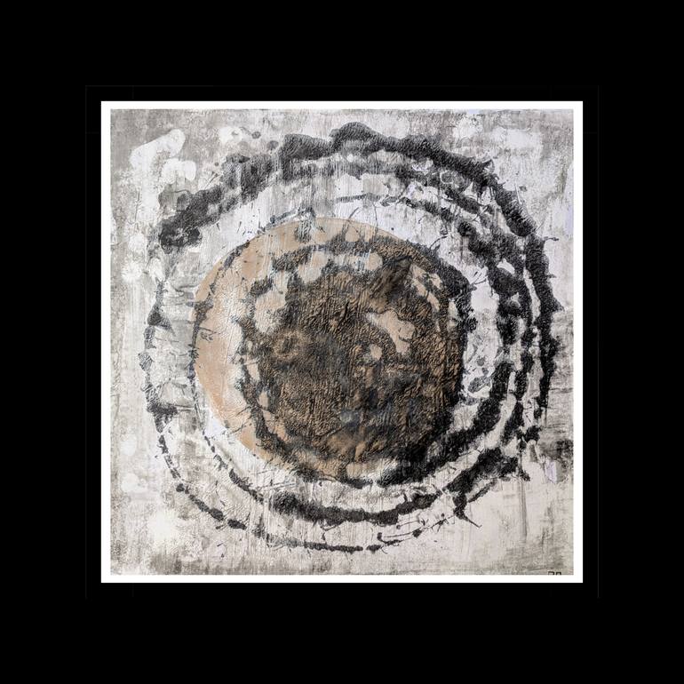 Original Modernism Abstract Painting by Rebeca Roman