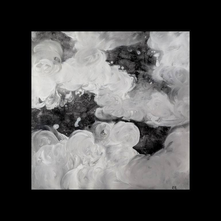 Original Modernism Abstract Painting by Rebeca Roman