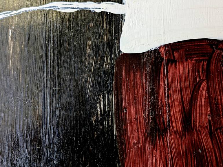 Original Modernism Abstract Painting by Rebeca Roman