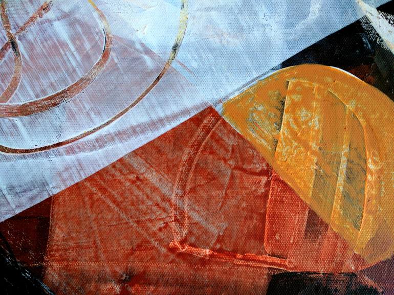 Original Art Deco Abstract Painting by Rebeca Roman