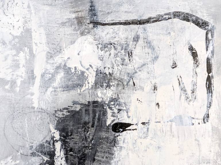 Original Art Deco Abstract Painting by Rebeca Roman