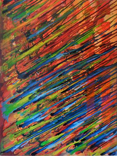 Original Abstract Expressionism Abstract Paintings by Jarek Filipowicz