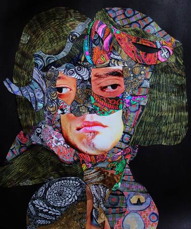Print of Portrait Collage by Citlally Miranda