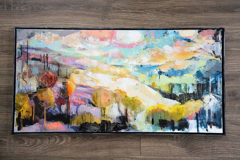 Original Abstract Landscape Painting by Kim McAninch