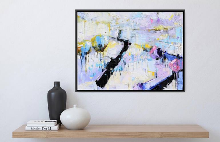 Original Abstract Expressionism Landscape Painting by Kim McAninch