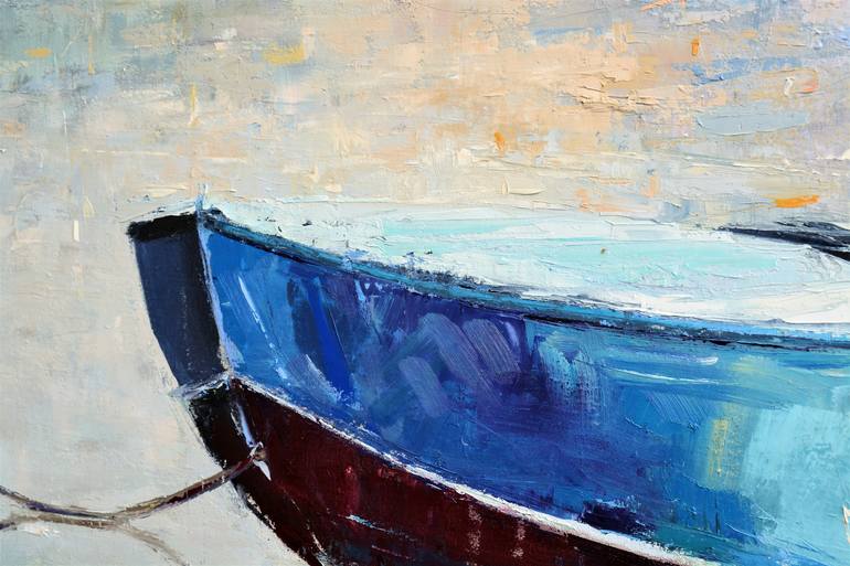 Original Boat Painting by Kim McAninch