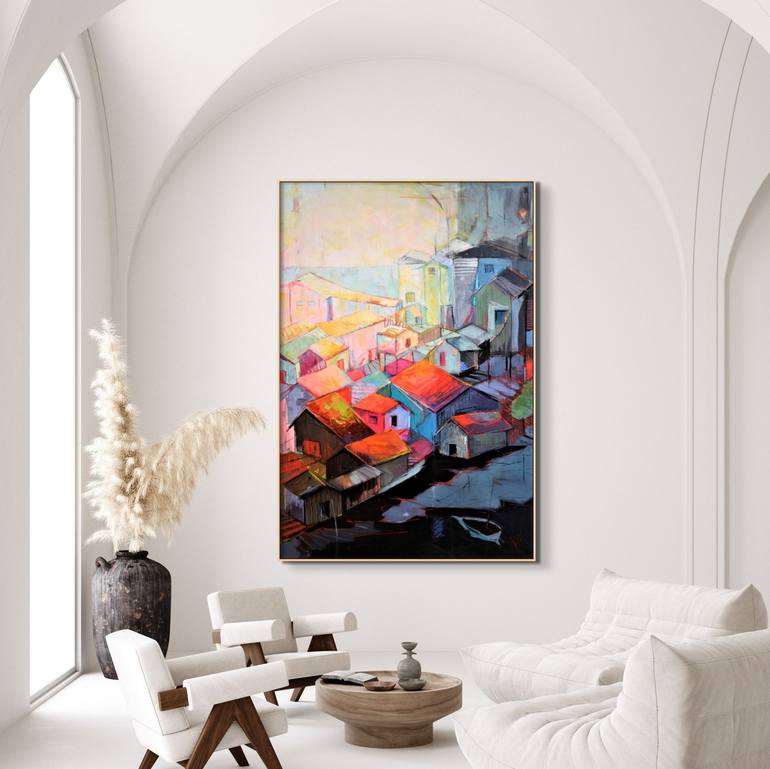 Original Cubism Abstract Painting by Kim McAninch