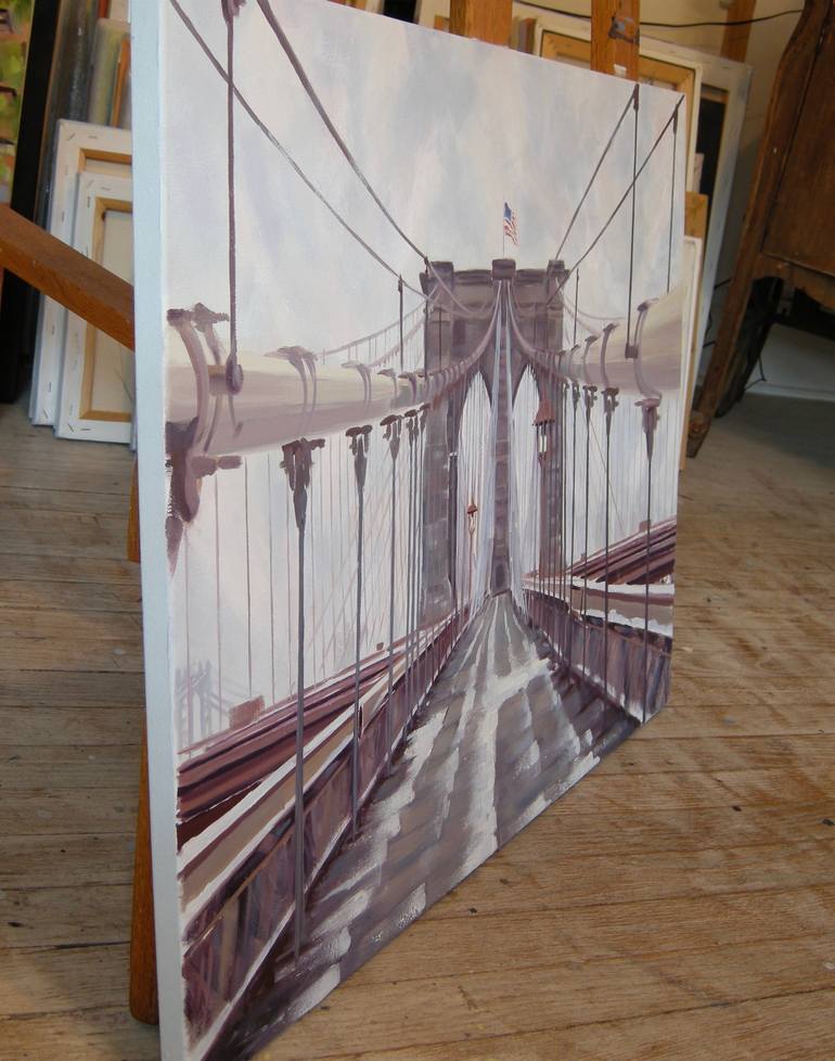 Original Fine Art Cities Painting by Ellen Sweetland-Bradshaw