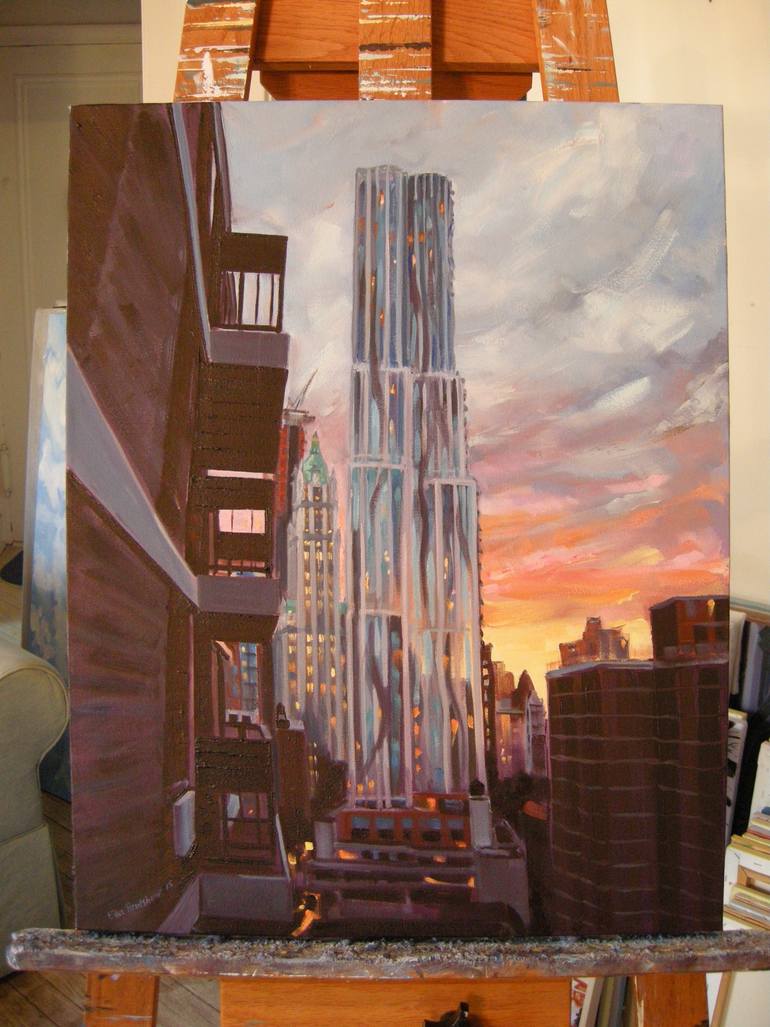 Original Other Cities Painting by Ellen Sweetland-Bradshaw