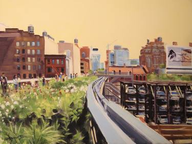 Original Fine Art Cities Paintings by Ellen Sweetland-Bradshaw