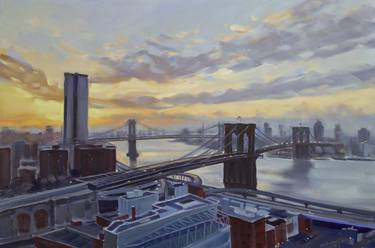 Original Cities Painting by Ellen Sweetland-Bradshaw