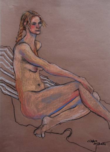 Print of Nude Drawings by Christine Callum McInally