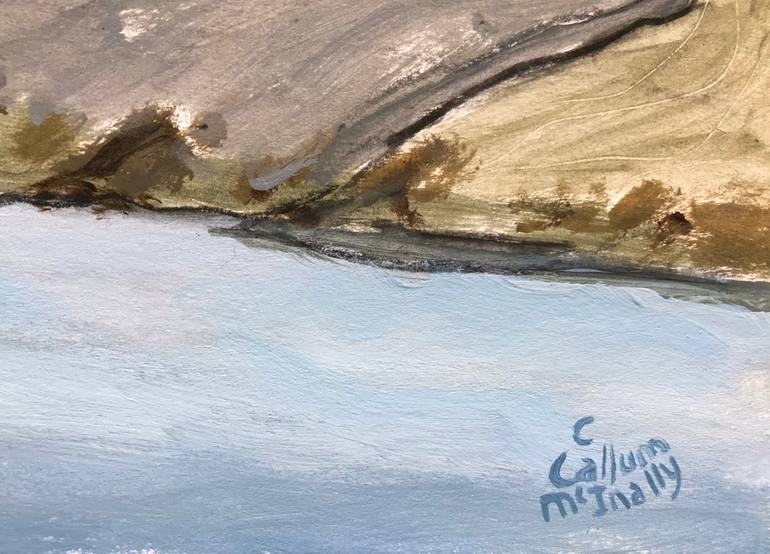 Original Expressionism Seascape Painting by Christine Callum Mcinally