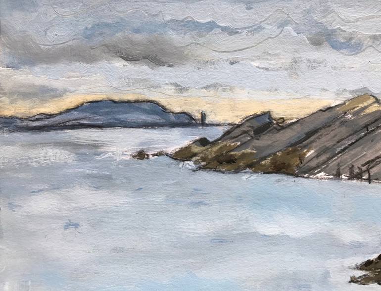 Original Expressionism Seascape Painting by Christine Callum Mcinally