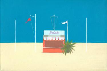Original Beach Paintings by Magdalena Sybon