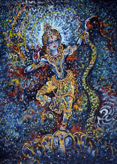 Original Contemporary Classical Mythology Paintings by Harsh Malik