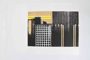 Original Pop Art Cities Printmaking by Jean-Philippe Delberghe