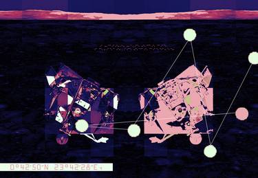 Print of Outer Space Mixed Media by Jean-Philippe Delberghe