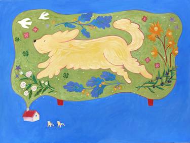 Original Illustration Animal Paintings by yura kim