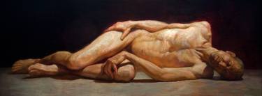 Original Nude Painting by Adam Carnes