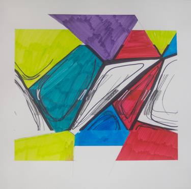 Original Abstract Drawings by Maryline Beauplet-Dornic