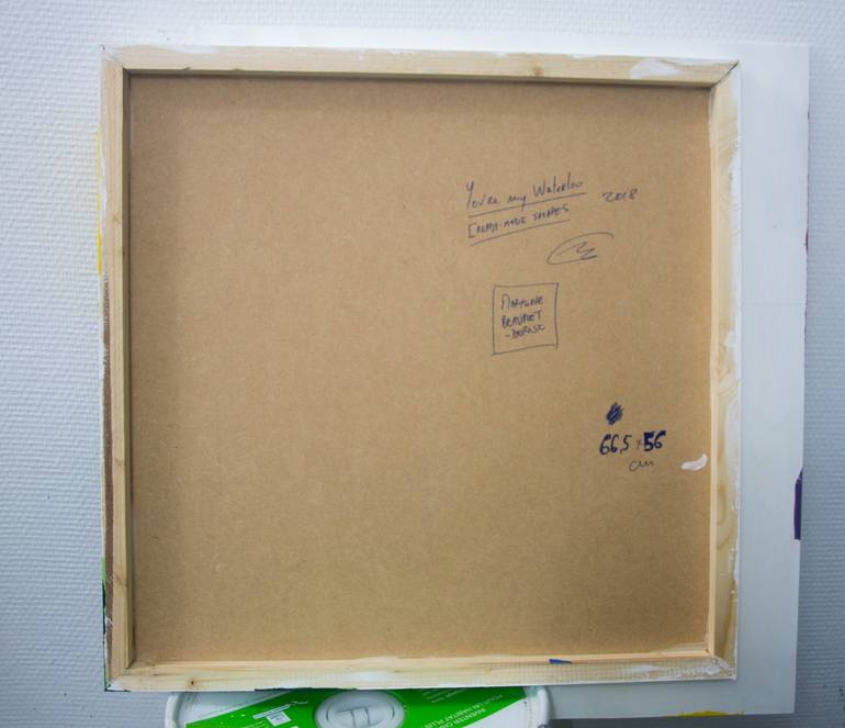 Original Conceptual Abstract Painting by Maryline Beauplet-Dornic