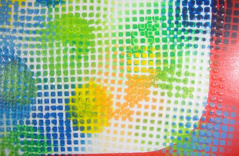 Original Conceptual Abstract Painting by Maryline Beauplet-Dornic