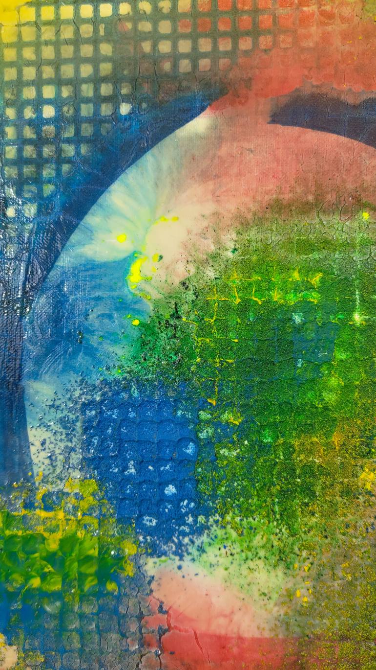 Original Abstract Expressionism Abstract Painting by Maryline Beauplet-Dornic