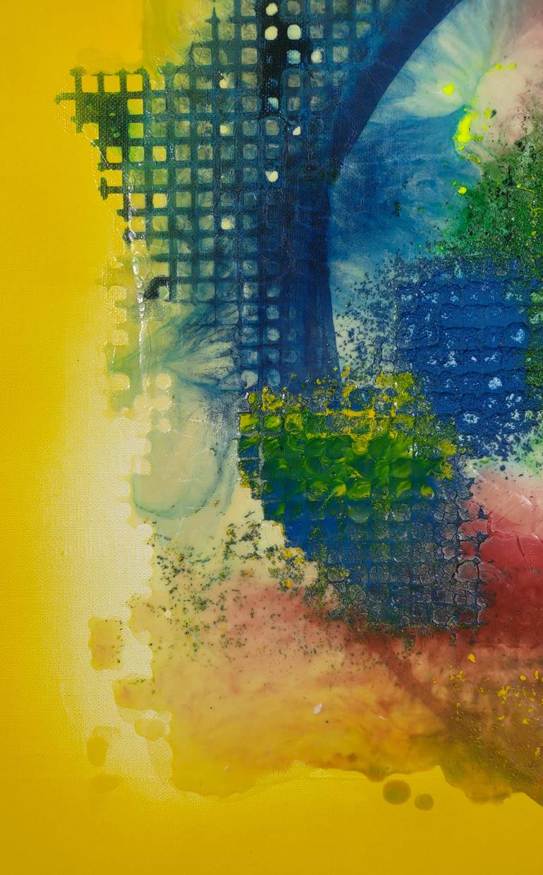 Original Abstract Expressionism Abstract Painting by Maryline Beauplet-Dornic