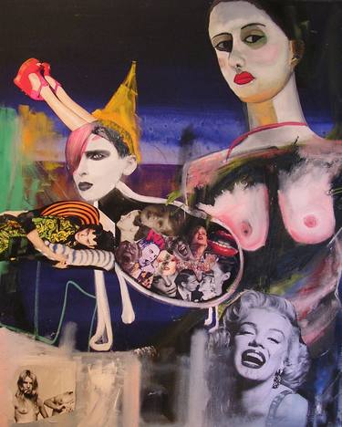 Print of Figurative Celebrity Collage by Pauline J Terry