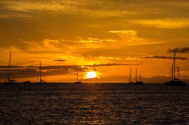 Sunset over Maui thumb