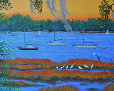 Original Landscape Painting by Dwain Ray