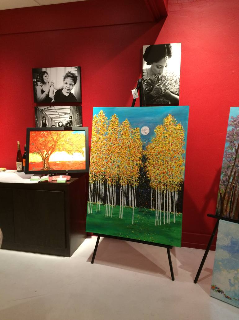 Original Conceptual Landscape Painting by Cheri Pedemonte